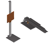 Vertical rack of MEC, ARCOM images